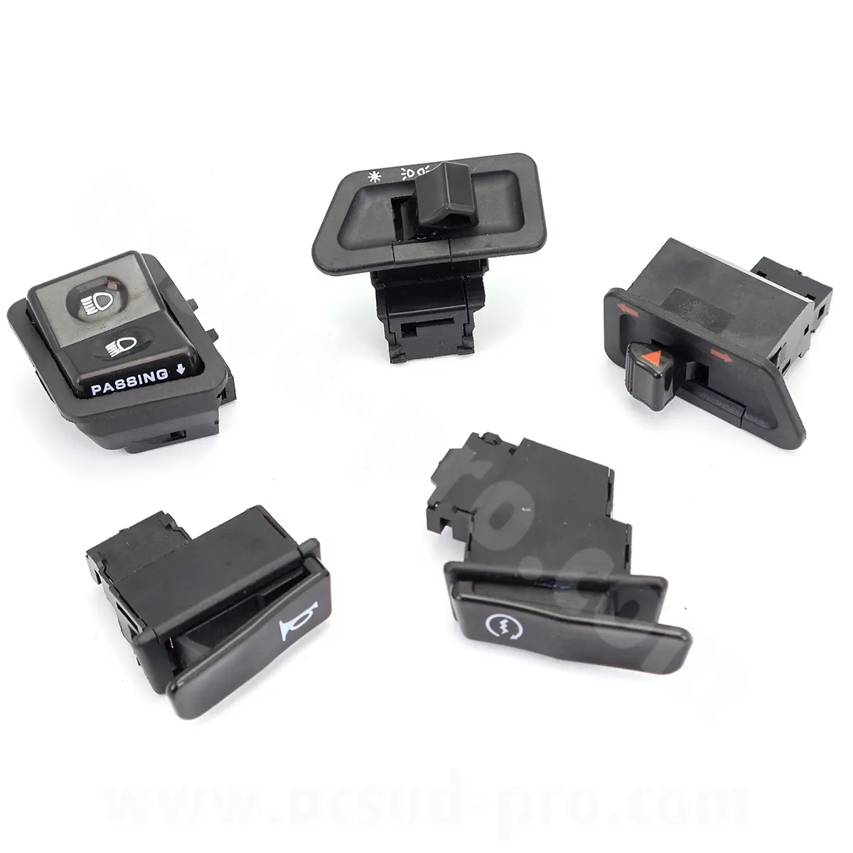 Kit comando/interruptor direito e esquerdo maxiscooter Honda SH 125 2001-2002/SH 150 2001-2004