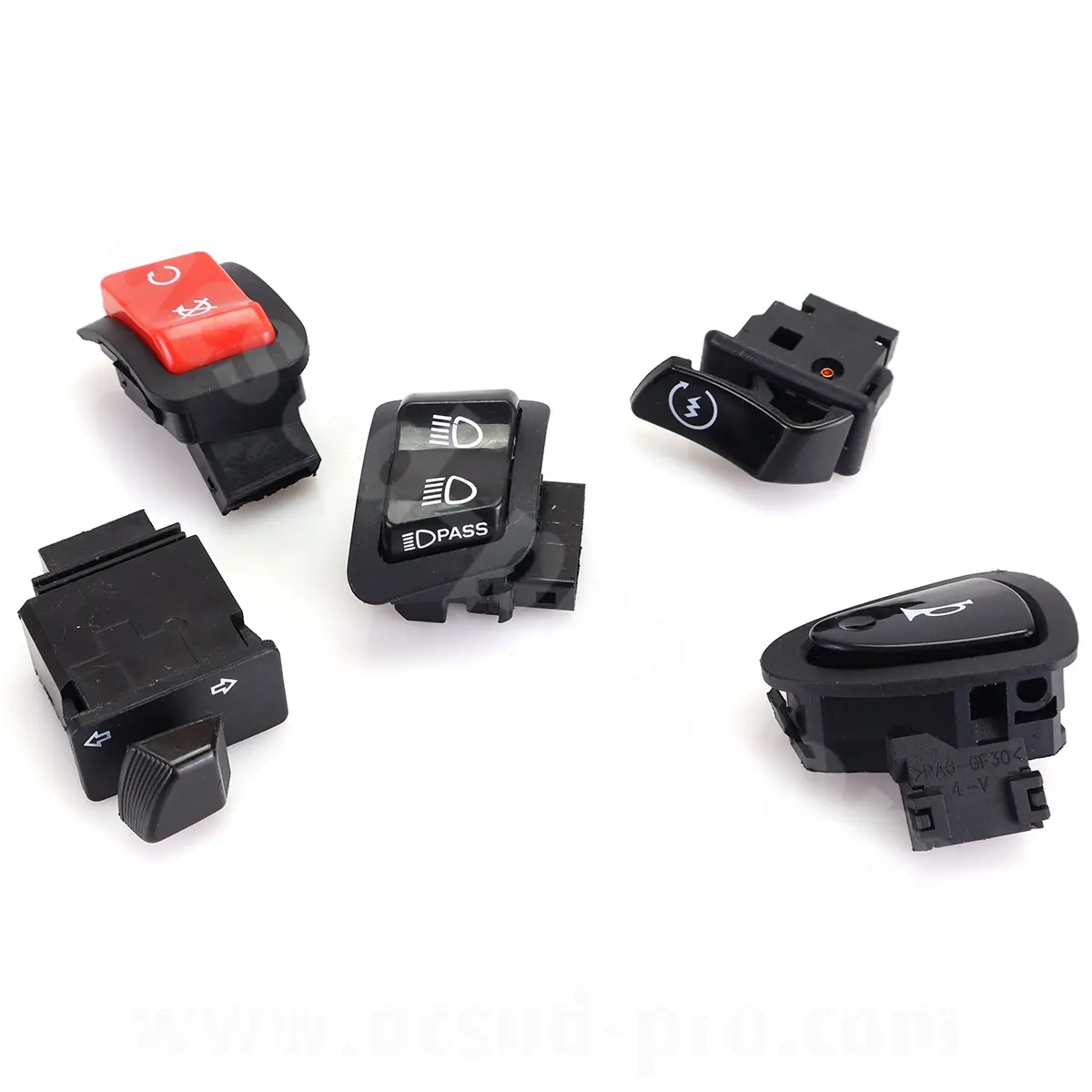 Kit commodo/commutateur droit et gauche maxiscooter adapté Honda SH 300i ABS 2015-2020