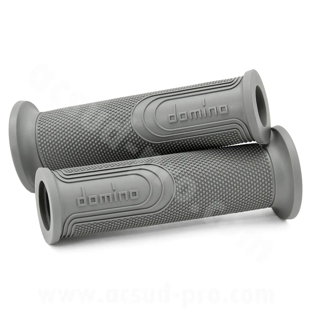 Griffüberzug Domino Stil grau offen für Lenkerendstück L 120 mm (das Paar)