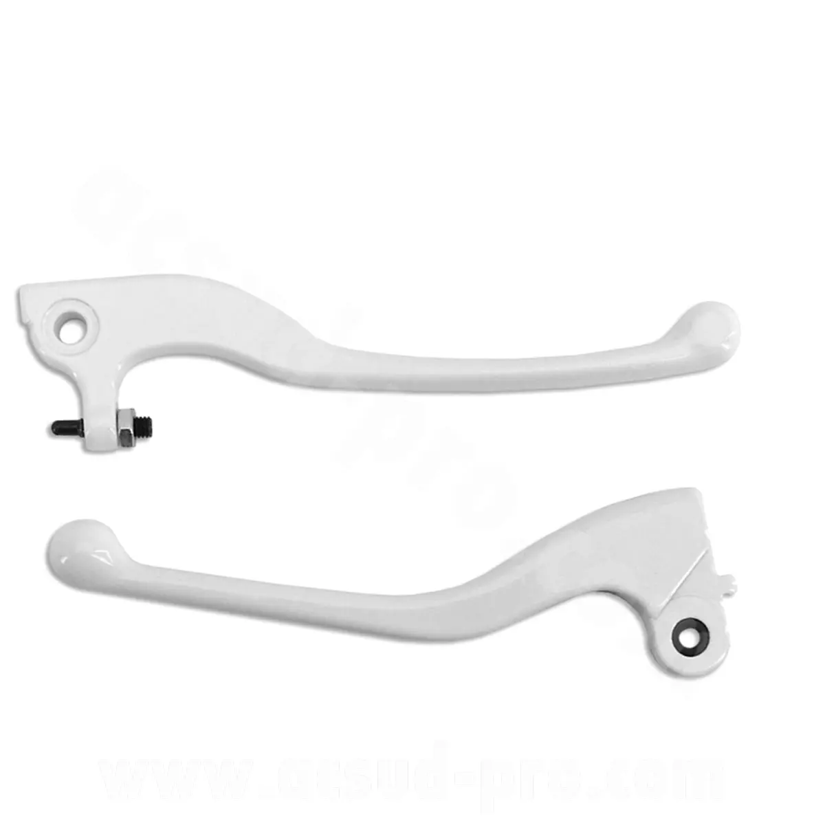 Levier moto adaptable X-Limit/DT/RS blanc la paire APRILIA