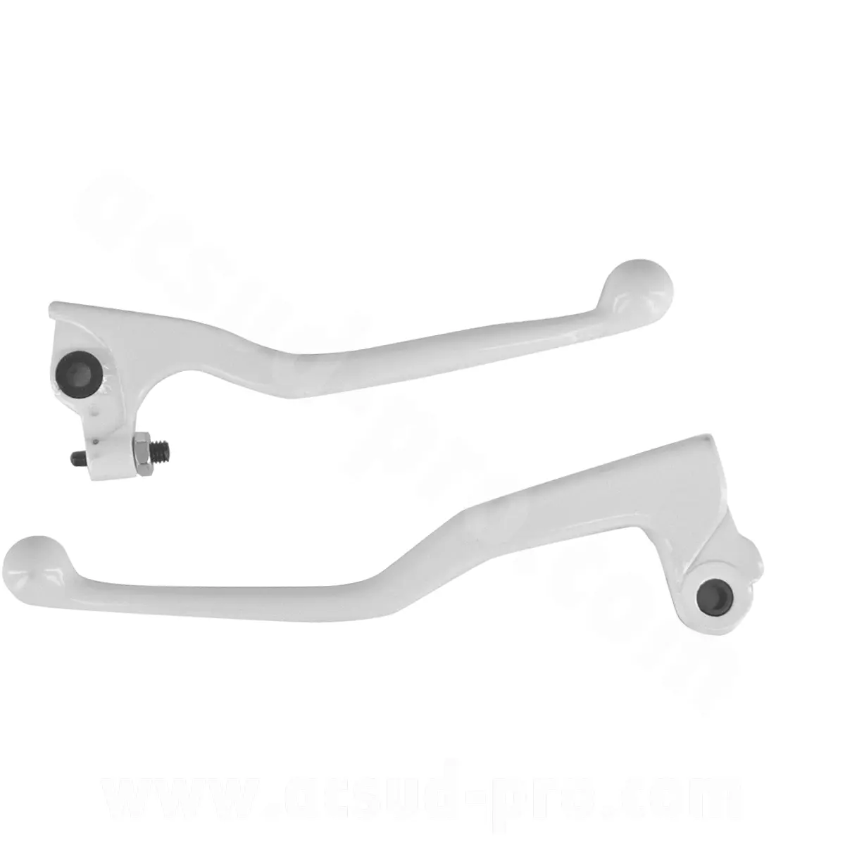 Motorradhebel passend für MBK X-Limit 2003-2011 / Yamaha DT 50 2003-2011 weiß (Paar)
