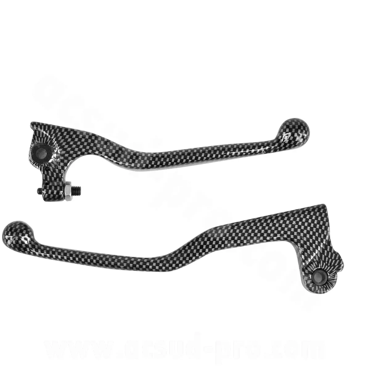 Levier moto adapté MBK X-Limit 2003-2011 / Yamaha DT 50 2003-2011 carbone (la paire)