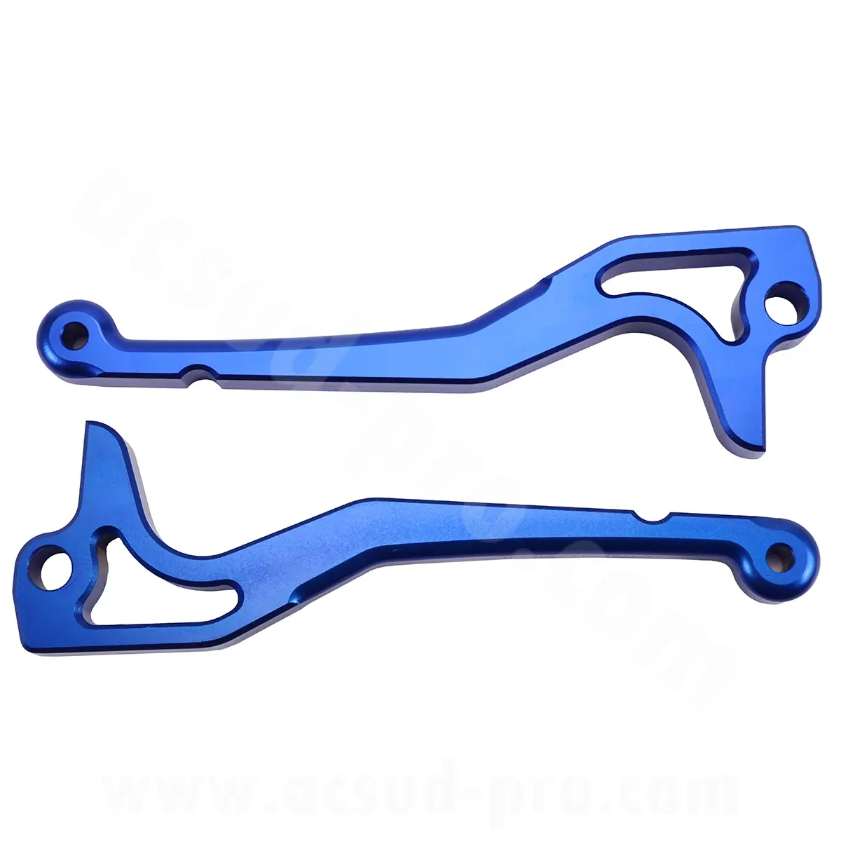 Páka brzdy CNC Yamaha Aerox hliník modrá (pár) — Yamaha Motor, Brzdové páky