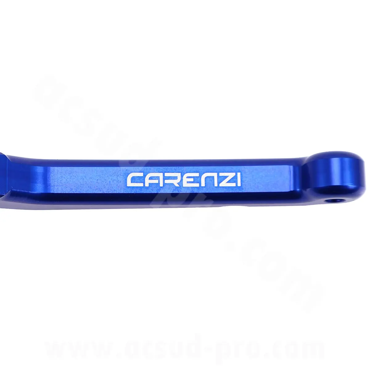 Páka brzdy CNC Yamaha Aerox hliník modrá (pár) — pohled 2