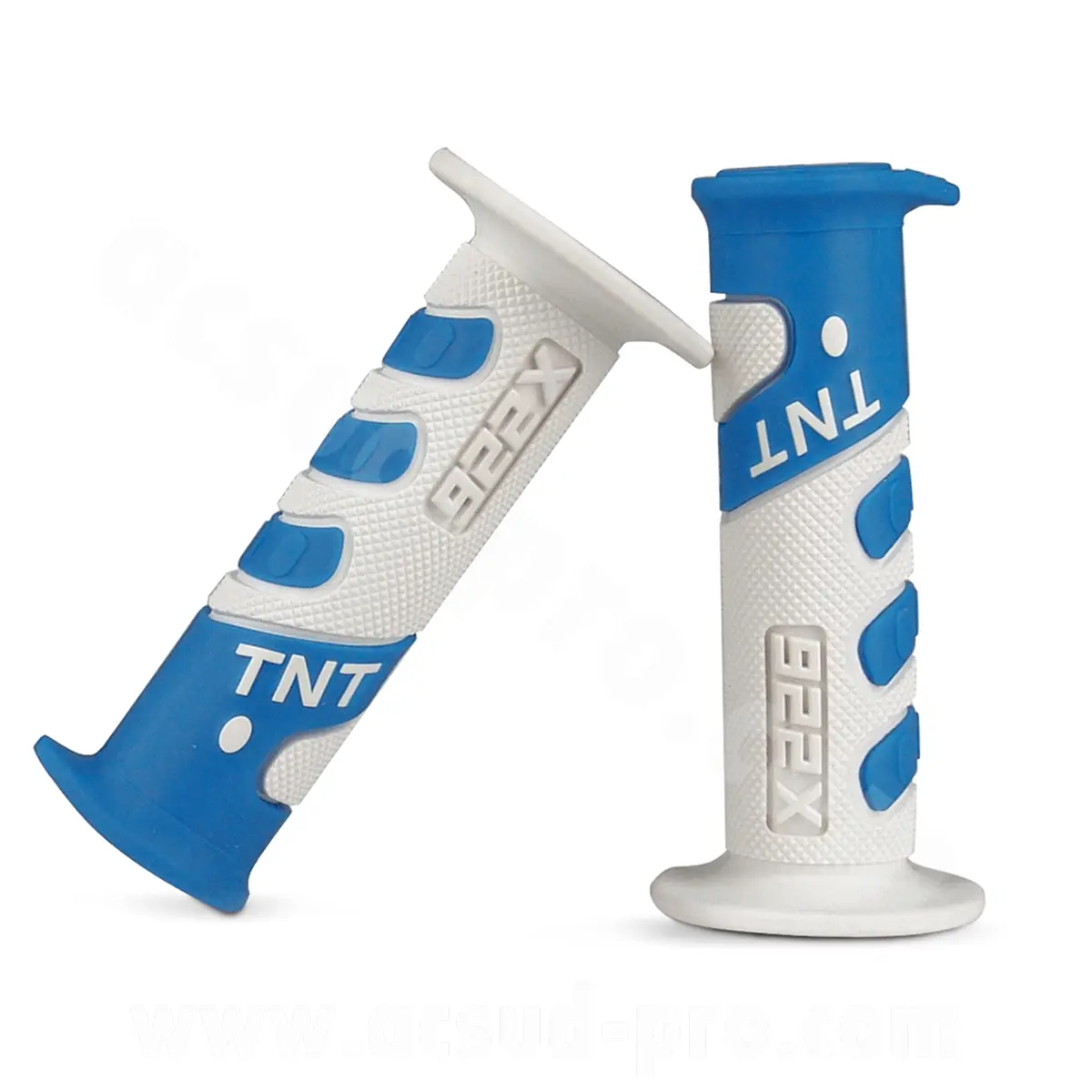 غطاء مقبض TNT Cross أبيض/أزرق سماوي 922X (الزوج)