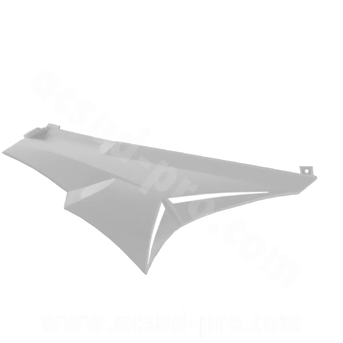 Capot arrière droit Derbi Senda DRD/Xtrem 2000-2011 blanc