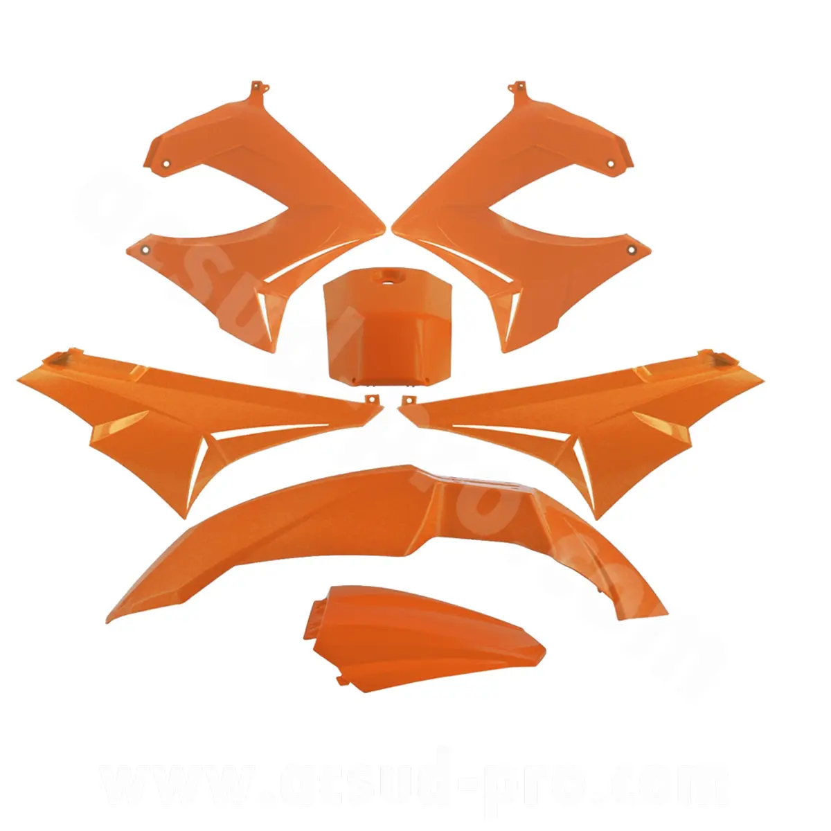 باڈی ورک کیٹ ڈربی سینڈا DRD/Xtrem 2000-2011 اورنج 7 پیسز