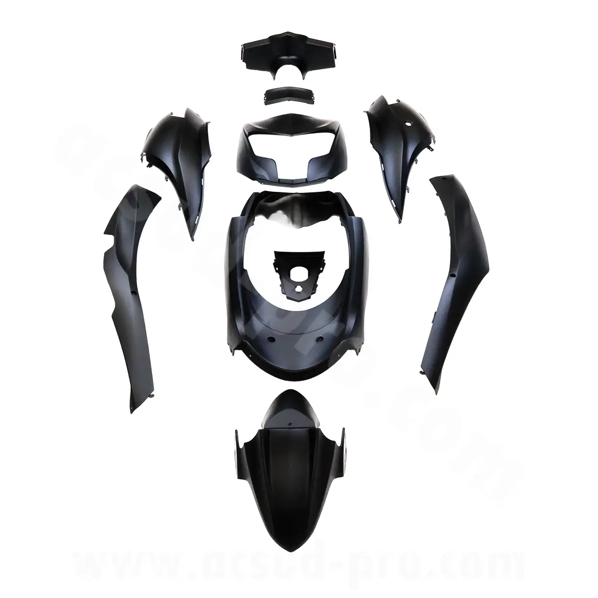 ボディキット TNT Motor Boston/Lazio/Andréo/Neco One/IMF New Pach 12インチ マットブラック 10点セット