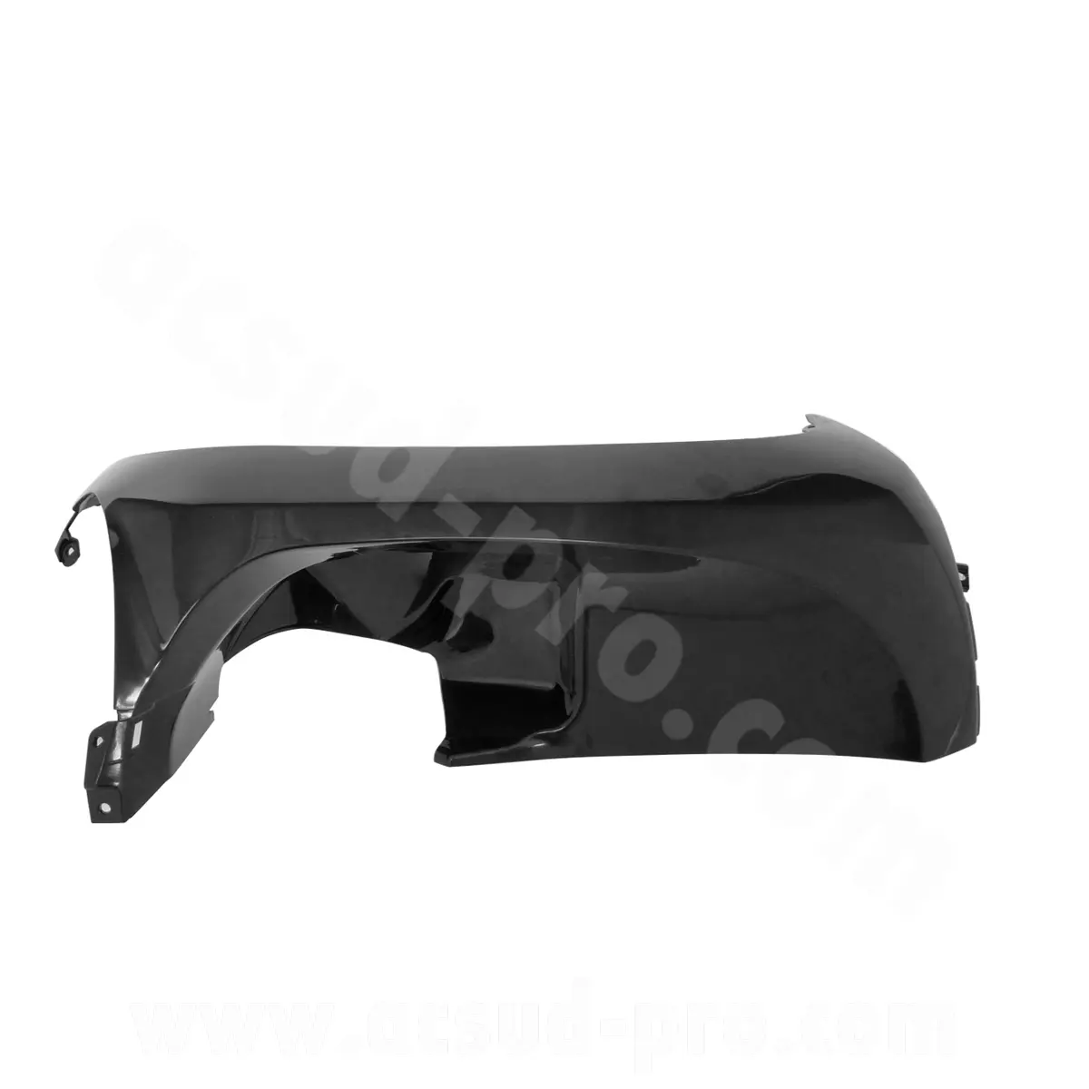 Voorste onderkast links passend MBK 50 ovetto 2008-2014 / yamaha 50 neos 2008-2014 (OEM: 5c2-f8345-00-p) zwart metaal