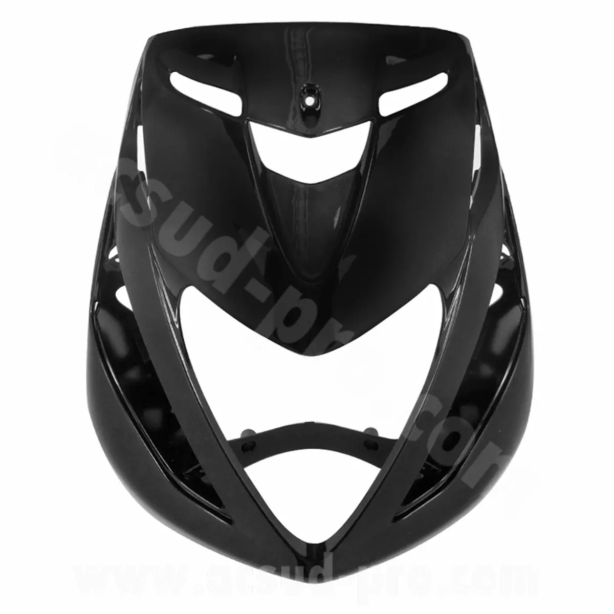 Μπροστινό φτερό Piaggio Zip 50 2T αέρα / 4T υγρού μαύρο μεταλλικό