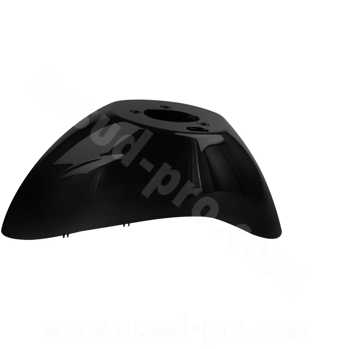 مِجنّح أمامي مُكيّف لـ Piaggio Zip SP2 50 2T LC أسود معدني أحادي الدعامة