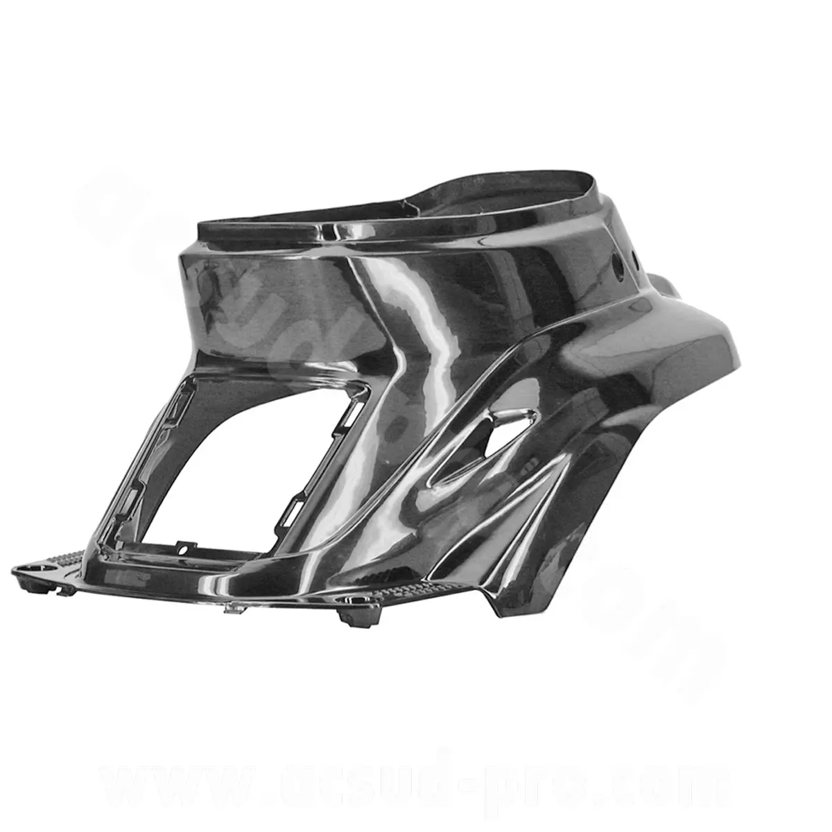 Coque arrière/capot moteur MBK Booster 50 1999-2003 Yamaha BWS 50 1999-2003 noir métal
