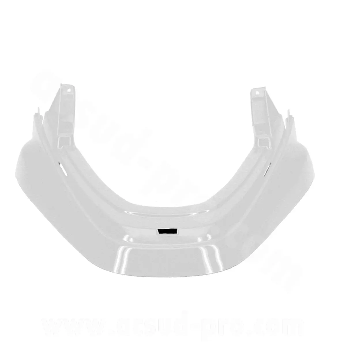 غطاء علوي لحاجب العجلة متكيف MBK Booster / Yamaha BWS أبيض معدن