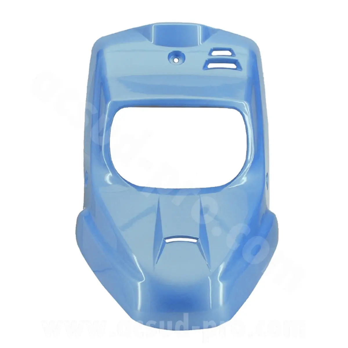 Spoiler adaptor MBK Booster 2000 / Yamaha BWS 2000 desain baru biru Hawaii