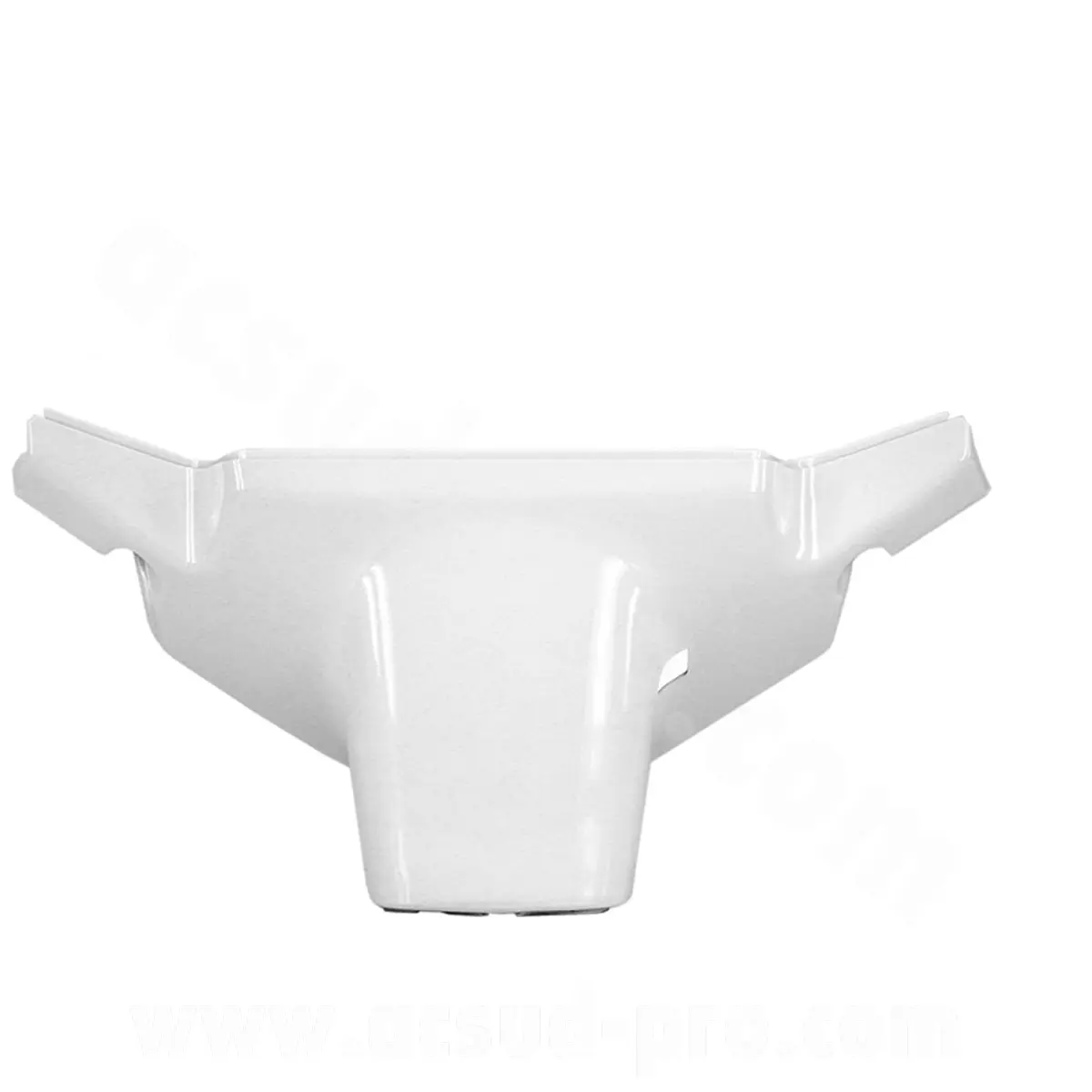 Bas de guidon adaptateur MBK Booster 50 1999-2003 / Yamaha BWS 50 1999-2003 blanc