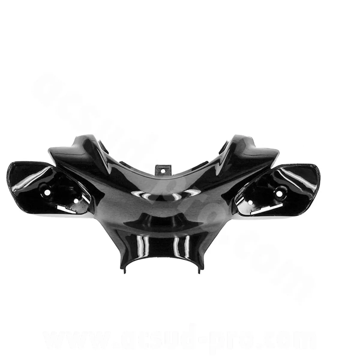 Lenkerabdeckung adaptierbar MBK Nitro / Yamaha Aerox schwarz metallic