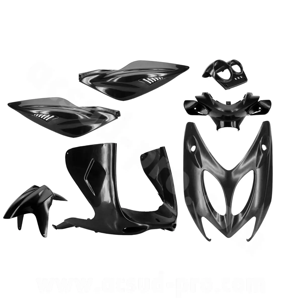 Karosserie-Set MBK Nitro / Yamaha Aerox zum Lackieren 1997-2012 (7-teilig)