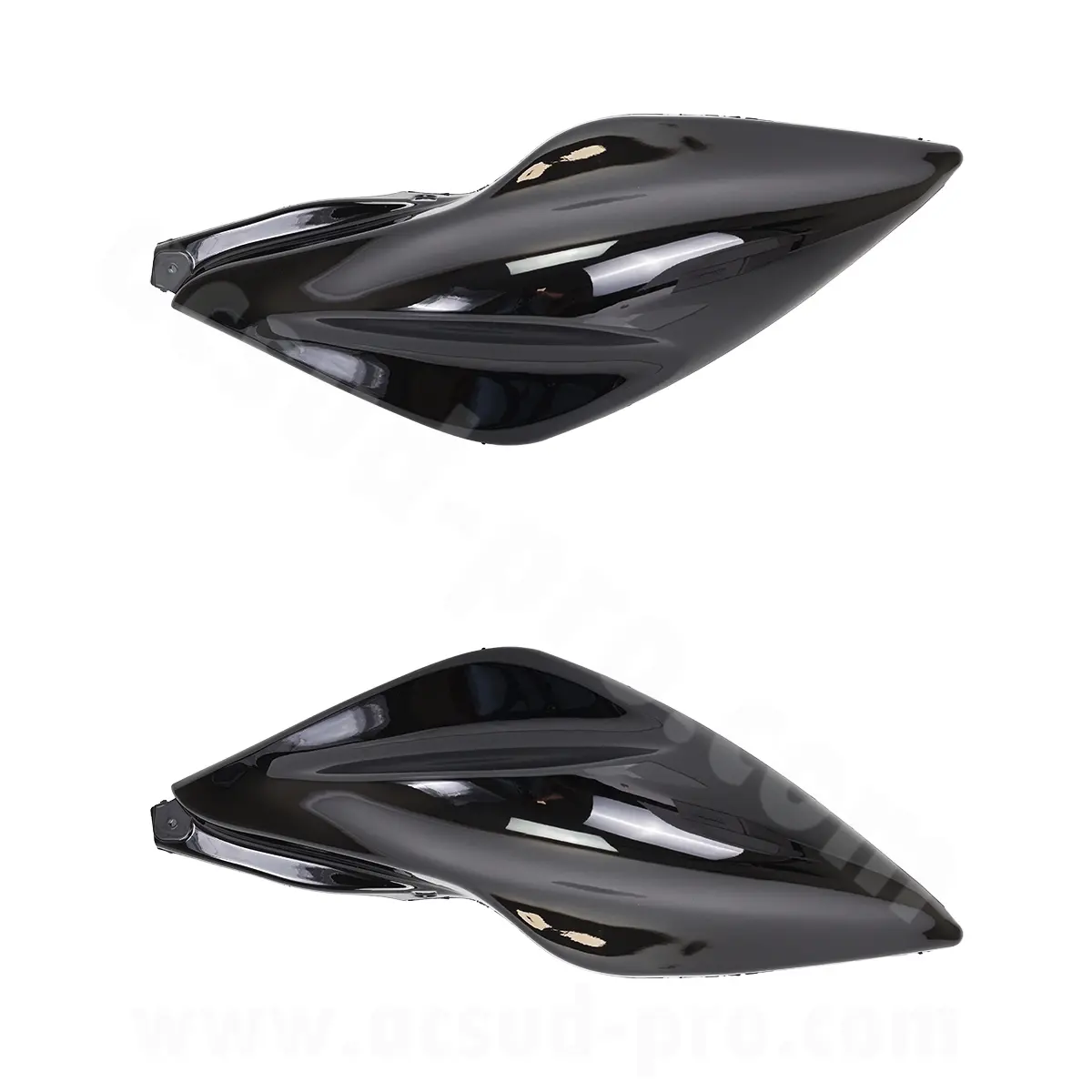 MBK nitro / yamaha aerox 1998-2012용 후면 커버 / 페어링 검정 (OEM : 5BRF173103 - 5BRF174103) (페어 판매)