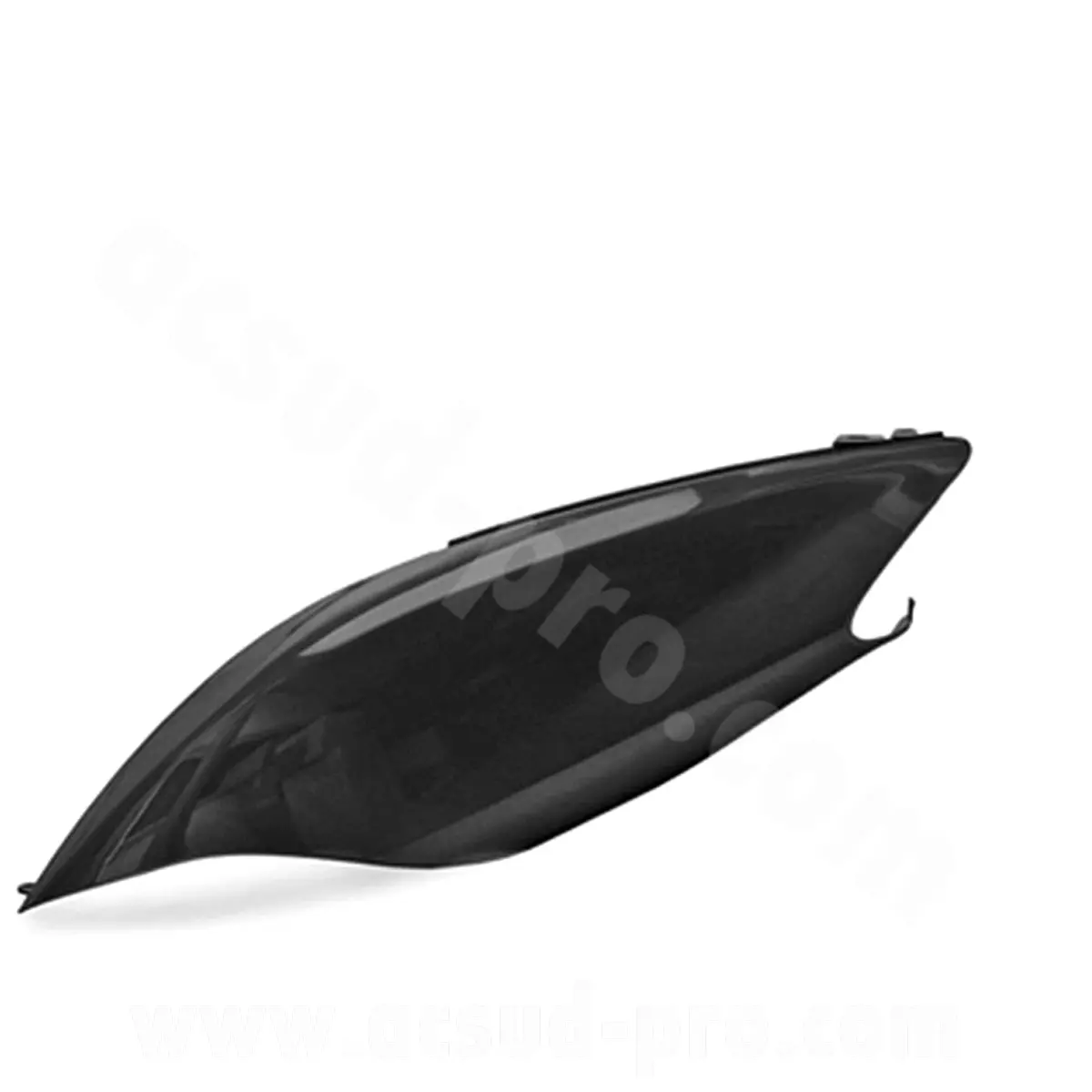 Capot arrière gauche adaptable MBK Mach G / Yamaha Jog noir métal
