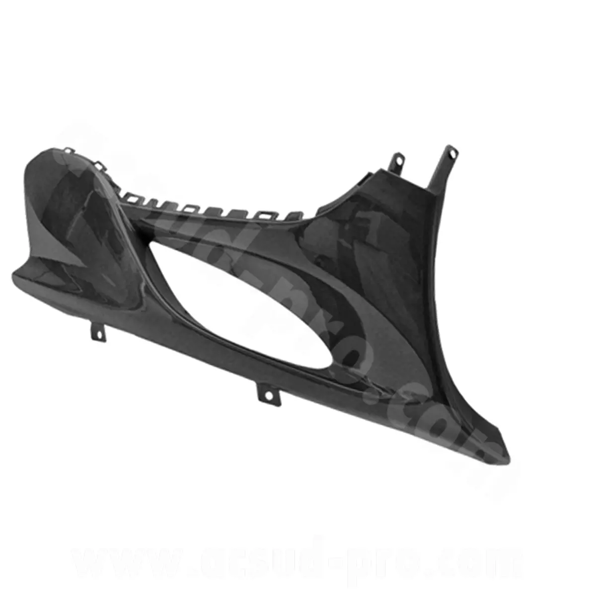 MBK Mach G / Yamaha Jog کے لیے موافق دائیں ڈیش انڈر پینل میٹلک بلیک