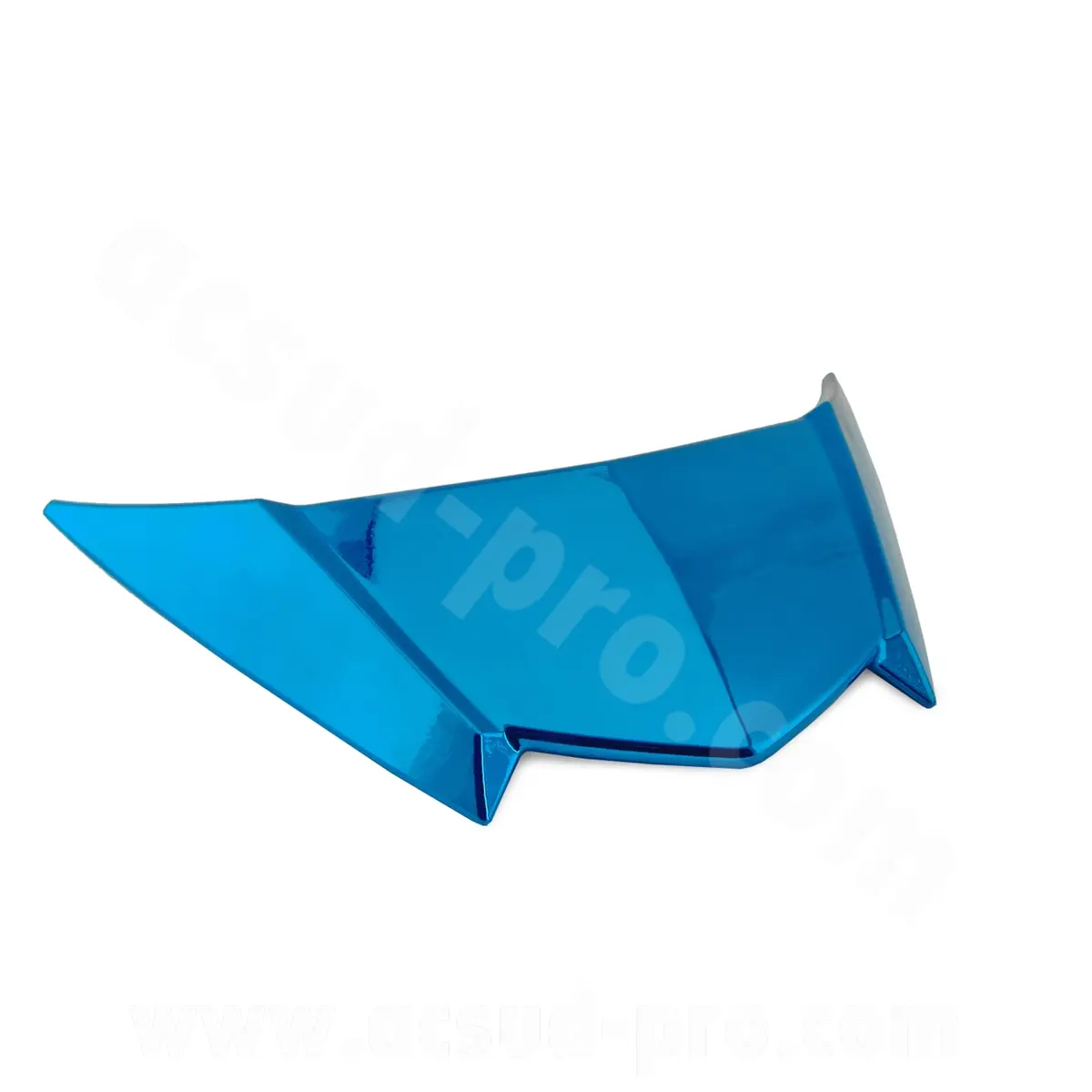 Verstelbare achtervleugel voor Peugeot Speedfight 2 geanodiseerd blauw
