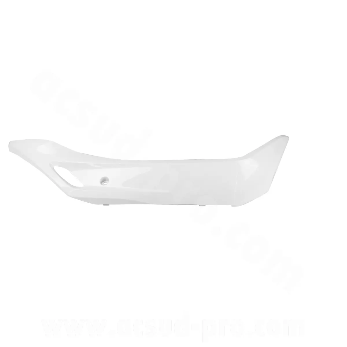 Rechter kuiponderbeschermer adapt. Honda PCX 125 cc 2009-2013 wit ( OEM : 64431-kwn-930zb)