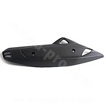 Pakoputken suojus sovitettu Yamaha NMAX 125 cc 2015-2020 (OEM: 2dp-e4718-00) mattamusta