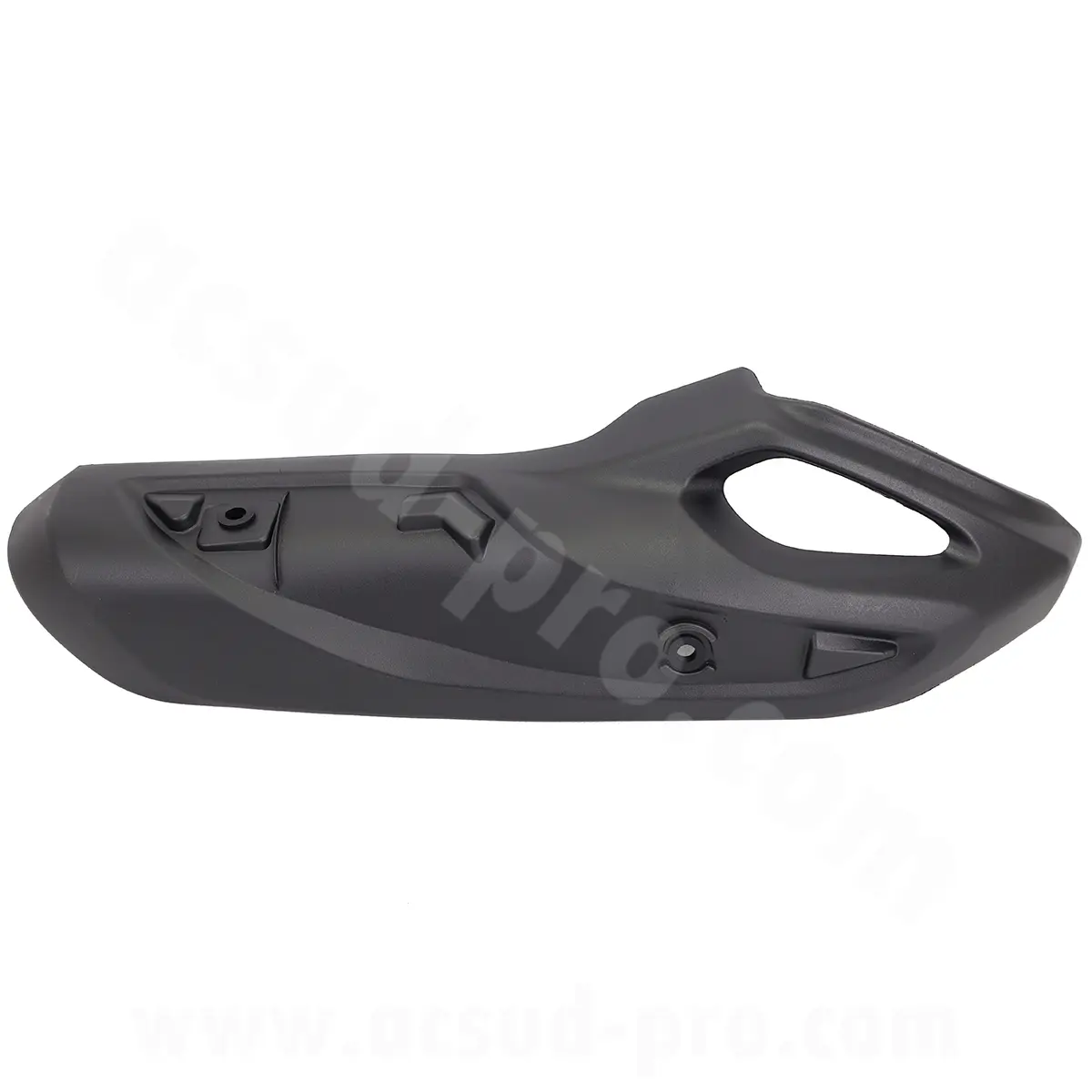 Protection pot d'echappement maxiscooter RB max adapt. Honda SH 125-150 cc 2020-2023 noir (OEM : 18340-k0r-d00)