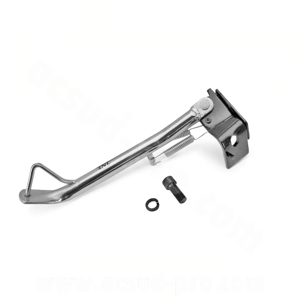 Béquille latérale chromée MBK TNT adaptable MBK Stunt / Yamaha Slider 50 cc
