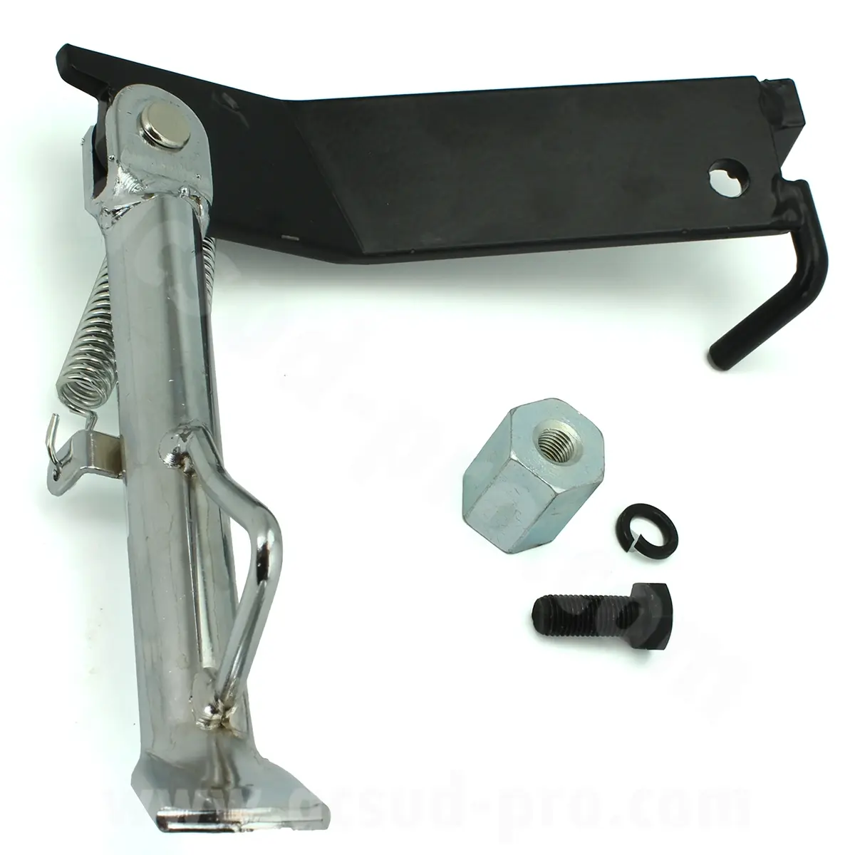 Seitenständer chrom TNT passend für MBK Mach G / Yamaha Jog 50 <2002