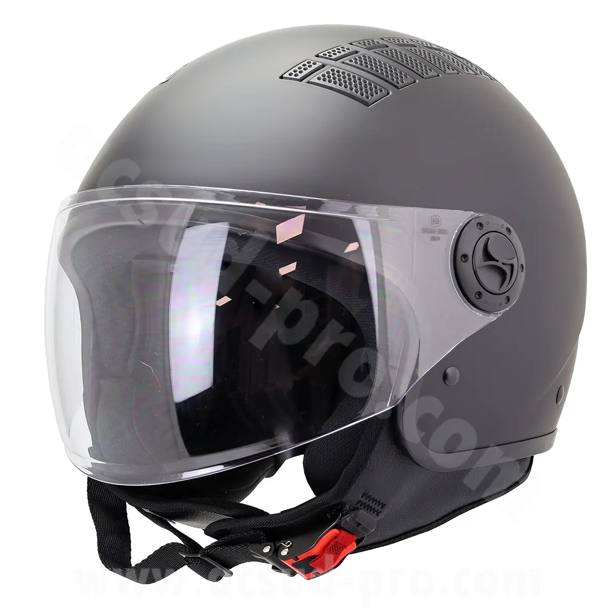 خوذة جيت SC-31 أسود غير لامس XXL