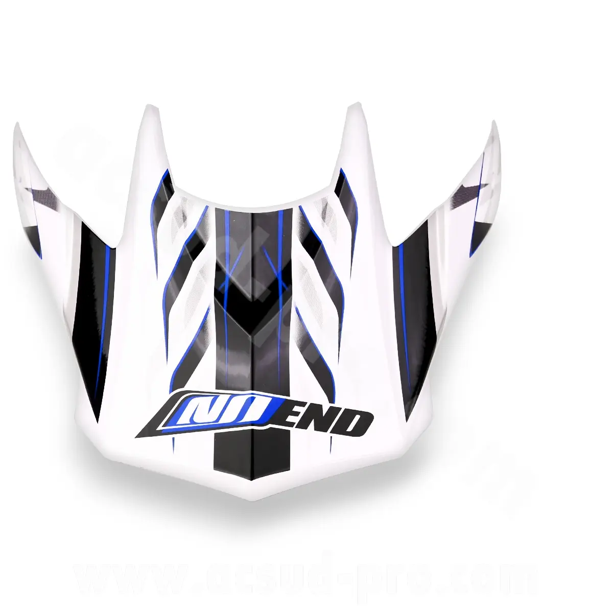 Visier für Motocross-Helm Noend Defcon 5 weiß/blau