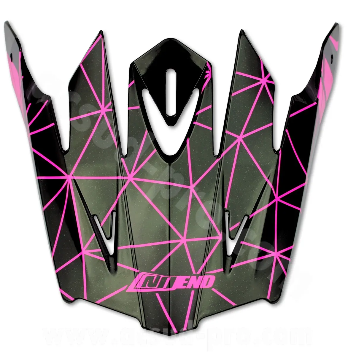 クロスヘルムシールド Noend Origami glossy pink SC15