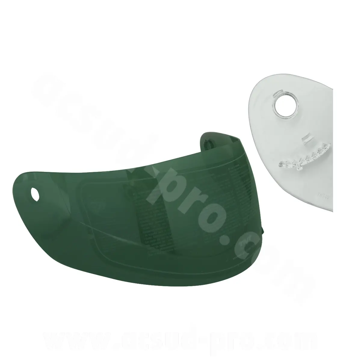 Vizor cască integrală Merak/Pulsion/Quadro fixare Ø18mm fumuriu