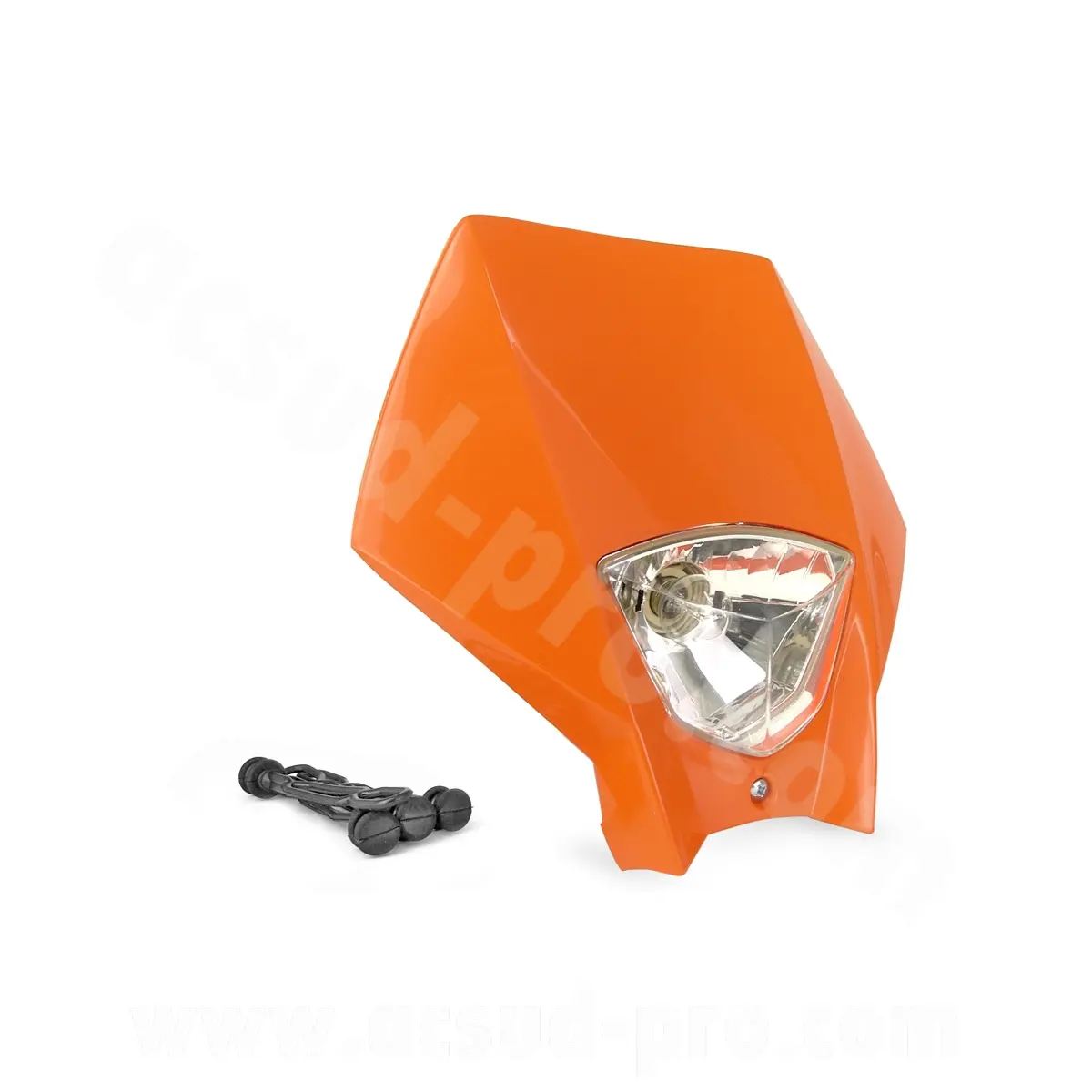 Master orange fork headlight plate