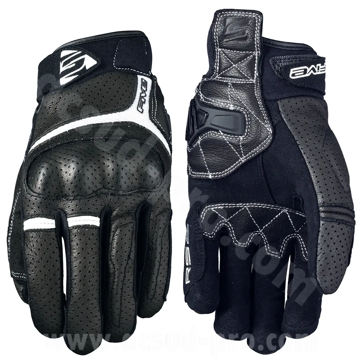 Handschuhe Five RS2 Homologation EN13594-2015 weiß Größe L — Handschuhe