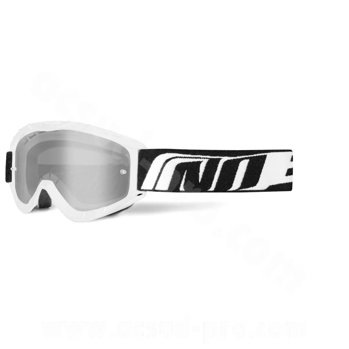 Masque/lunettes cross moto noend 3.6 series blanc