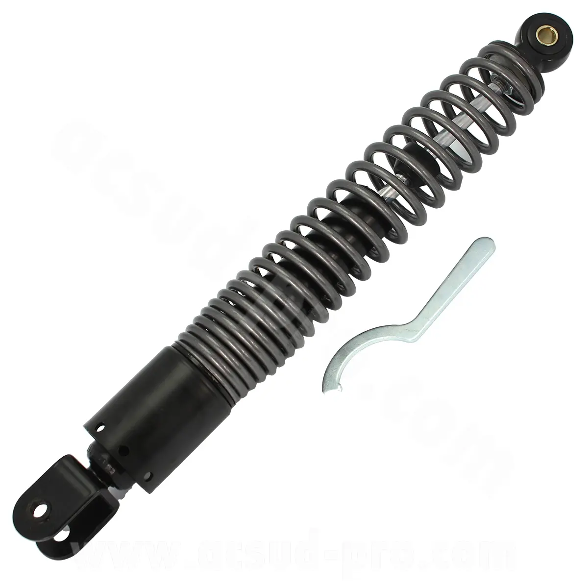 میکسی سکوٹر شاک ایبزوربر RB میکس ایڈاپٹ۔ HONDA SH 300 سی سی 2007-2012 / FORZA 250 سی سی 2005-2013 (OEM: 52400-ktw-903) (L: 404MM)