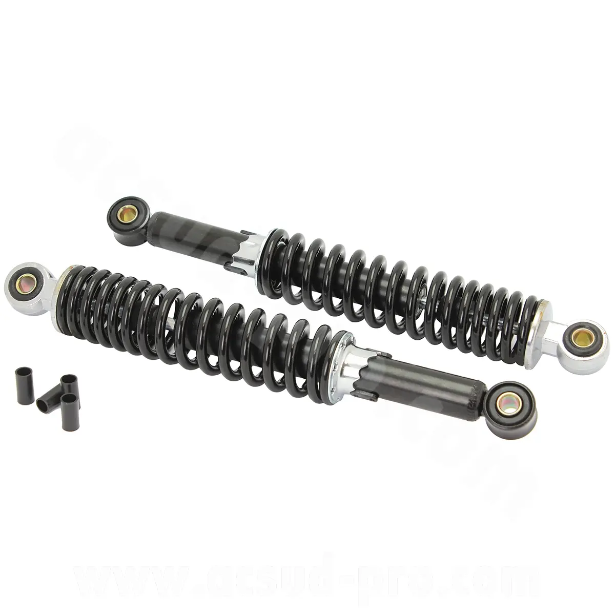Amortisseur cyclo réglable noir entraxe 310 mm (paire) Sélection P2R
