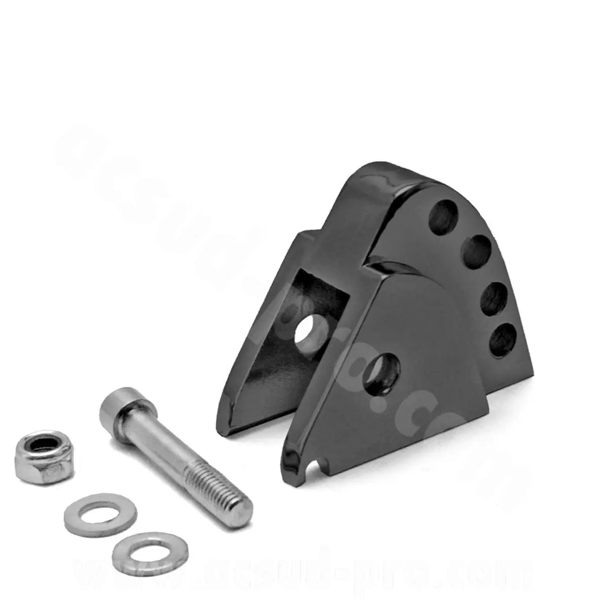Dämpferverlängerung 4 Positionen MBK Booster 50 1999-2003 / Yamaha BWS 50 1999-2003 schwarz
