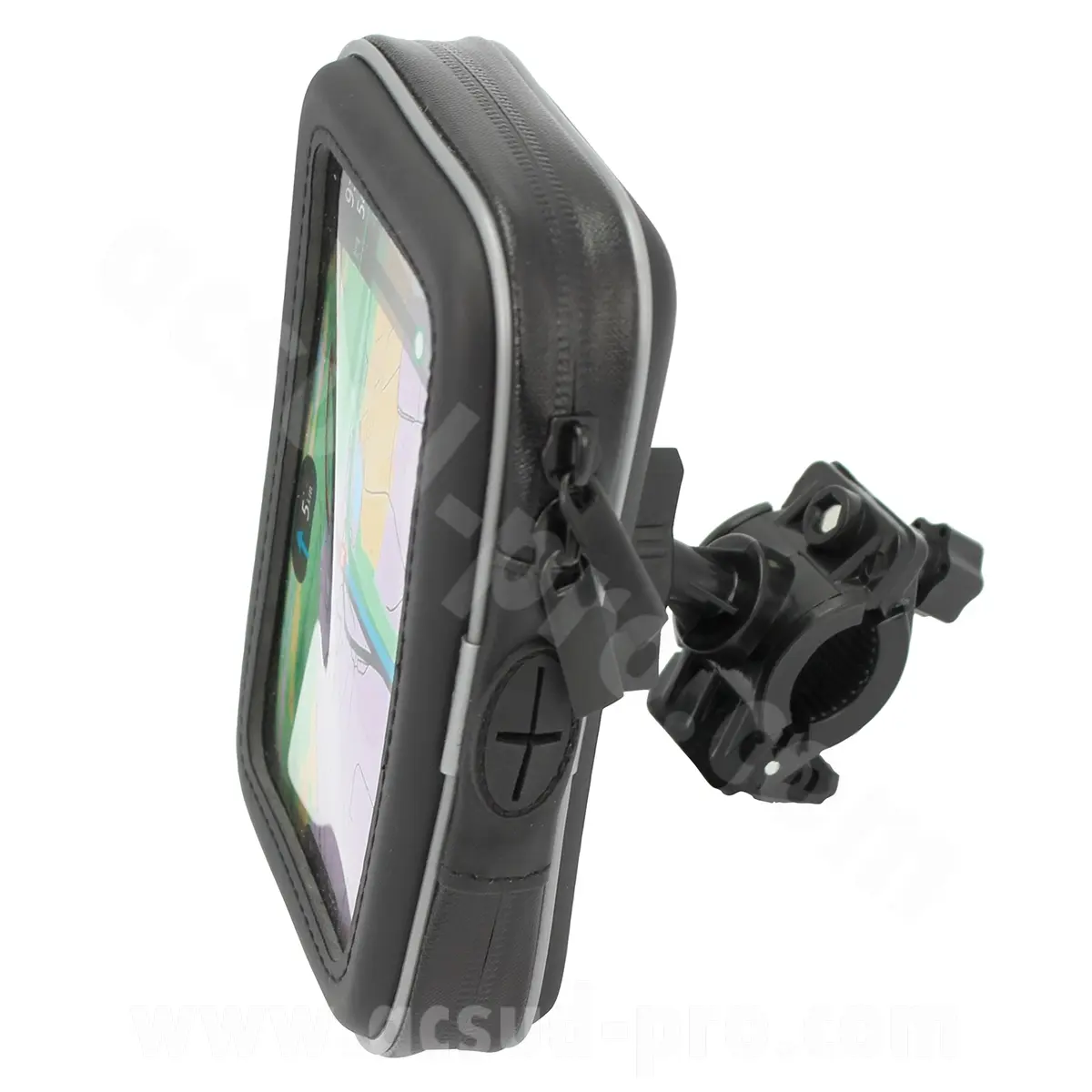 Universele waterdichte smartphone- en GPS-houder stuurbevestiging