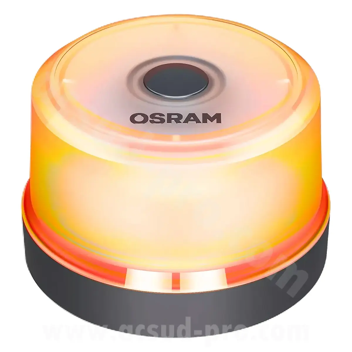 Gyrophare-feu de detresse a LED Osram ledguardian road flare signal V16 visible jusqu'a 1000 m, puissance 140 LM 2000K (magnetique)