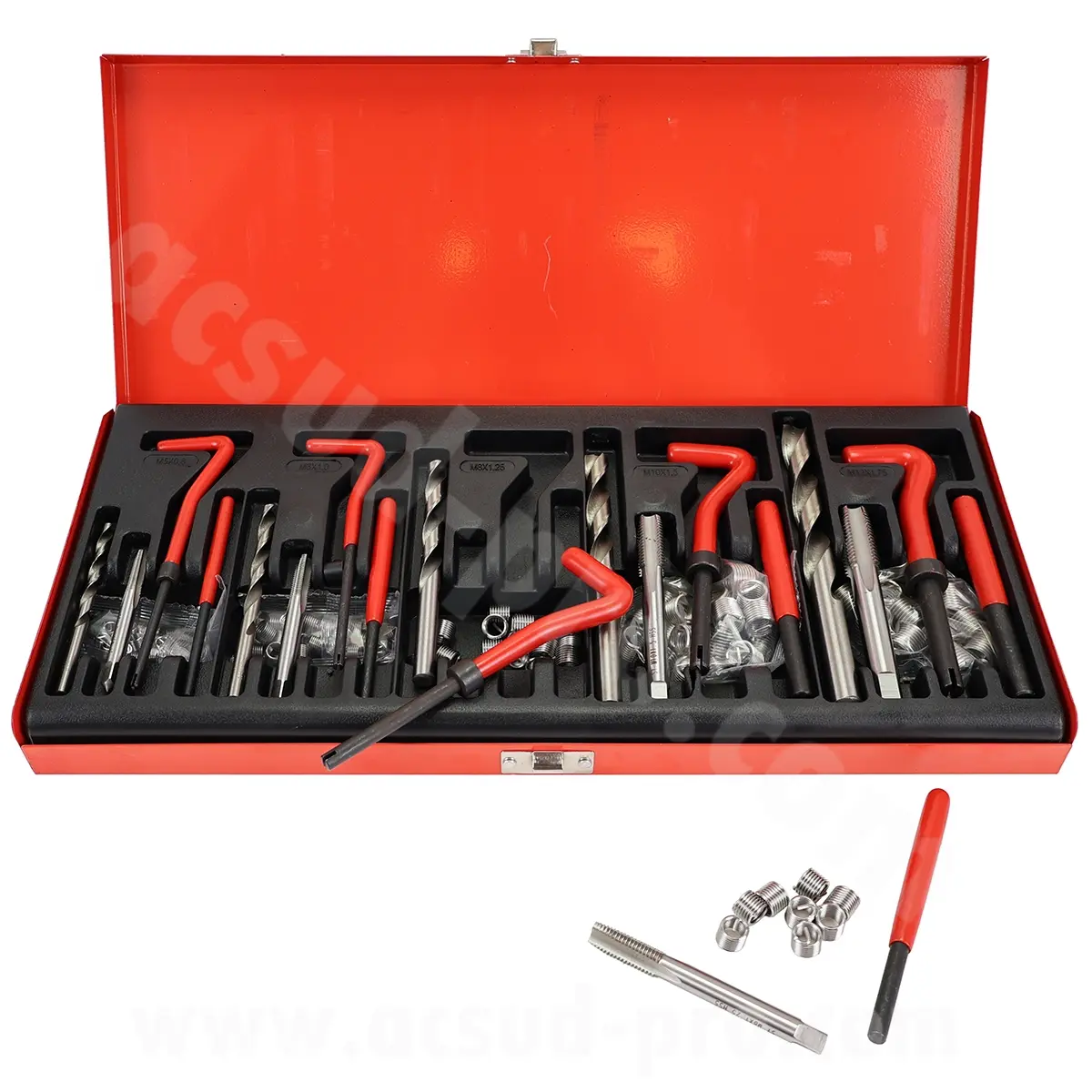 Gewindereparatursatz 131-teilig M5 M6 M8 M10 M12