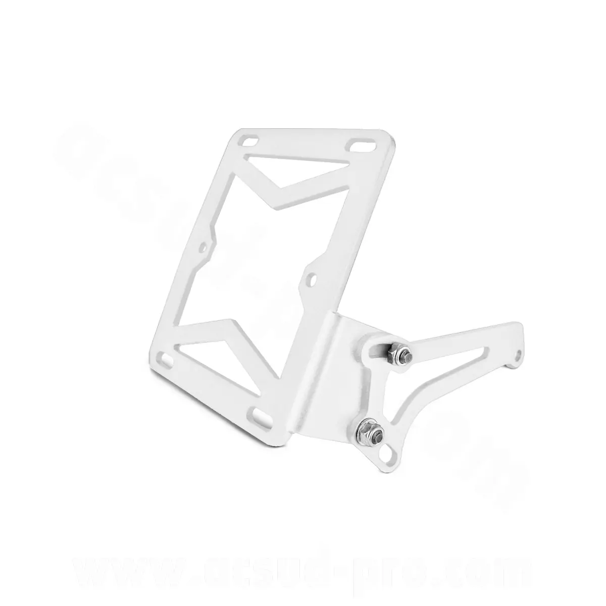 Seitenträger für Kennzeichenhalter MBK Booster Nitro Yamaha BWS Aerox weiß