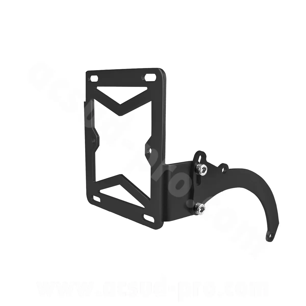 Peugeot Speedfight / Trekker mat siyah uyumlu yan plaka tutucusu