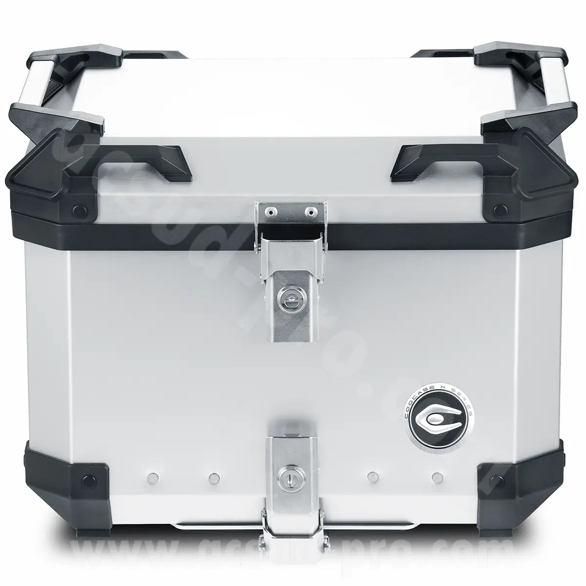 Topkasse Coocase X1 aluminium series 40 liter grå