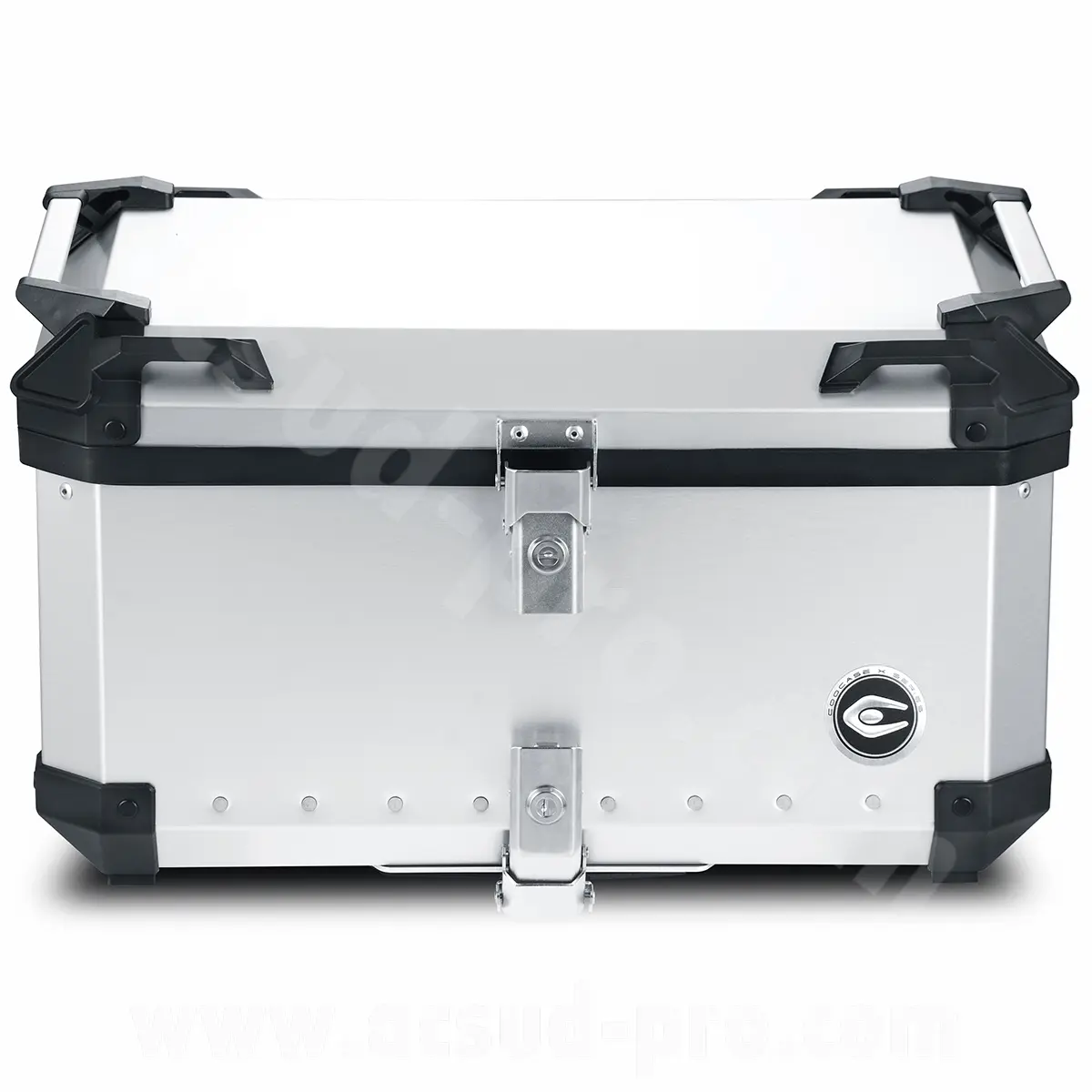 Topcase Motorrad Roller Coocase X3 Aluminium 60 Liter grau