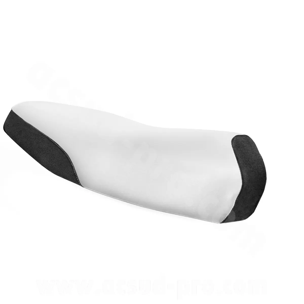 Sitzbankbezug MBK Booster 50 / Yamaha BWS 50 2004-2017 weiß/schwarz