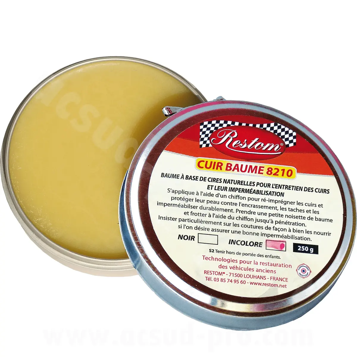 Restom cuir baume 8210 incolore