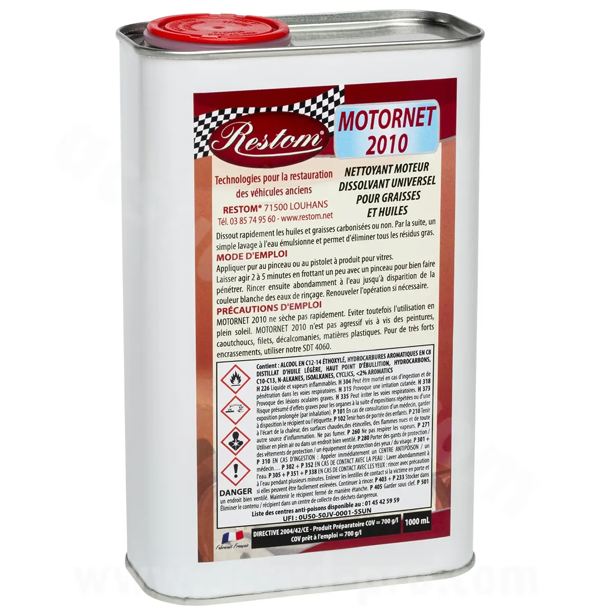 Restom Motornet 2010 dégraissant 1000 ml